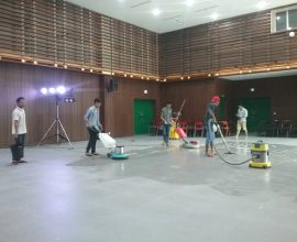 exhibition hall cleaning service